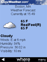 AccuWeather.com WHERE Widget